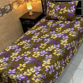 4 Pieces Crystal Cotton Single Pair Bedsheet  SB 536